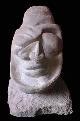 First stone sculpture